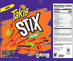 takis nutrition facts