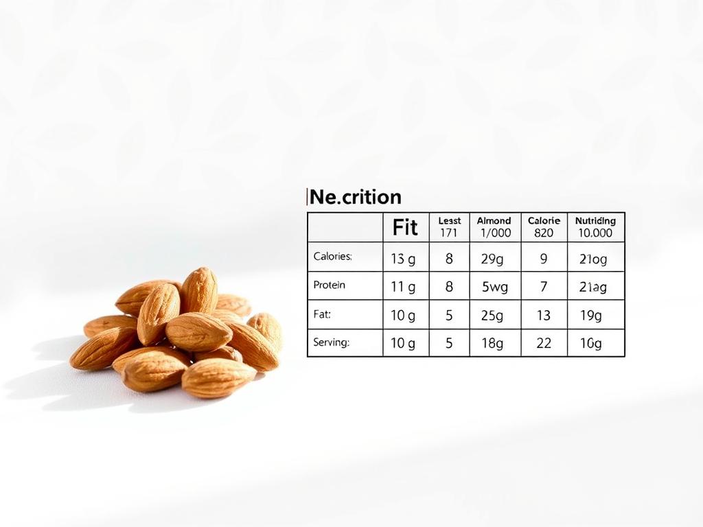 calories in almonds