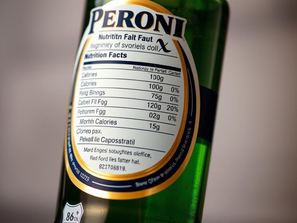 peroni beer nutrition facts​