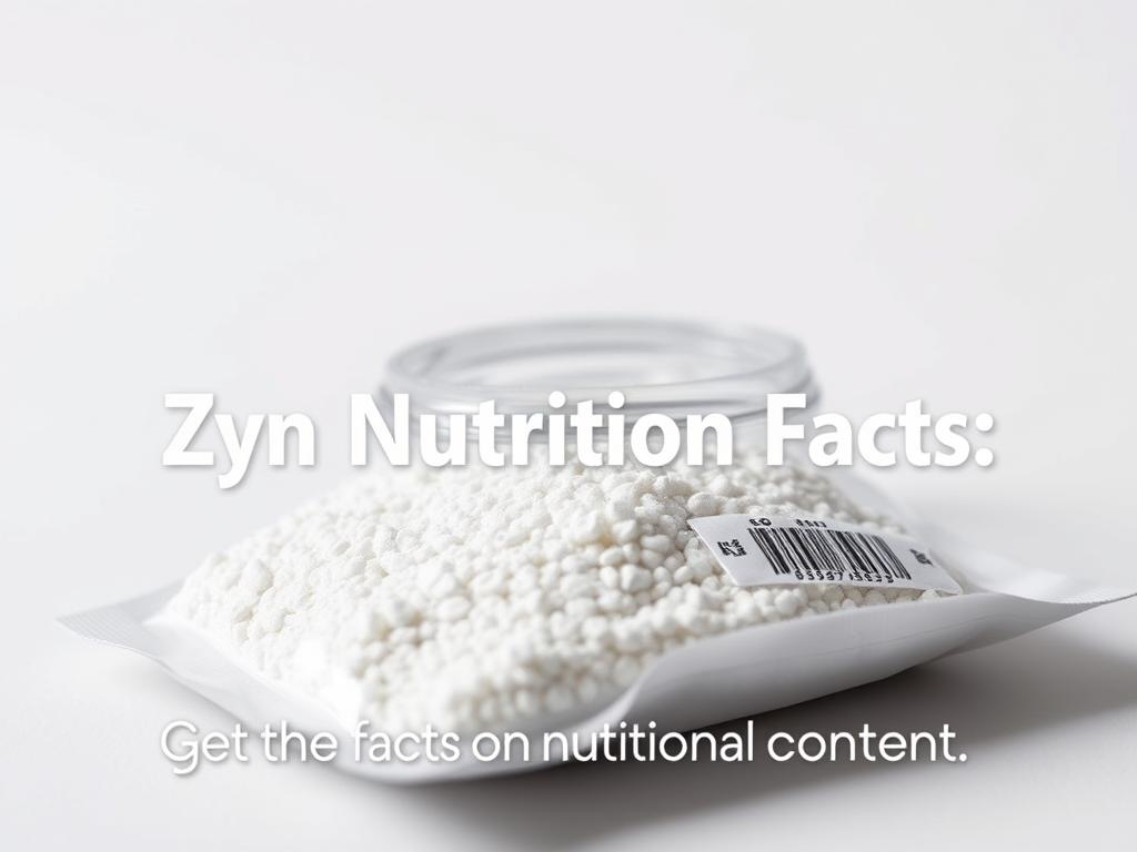 zyn nutrition facts​